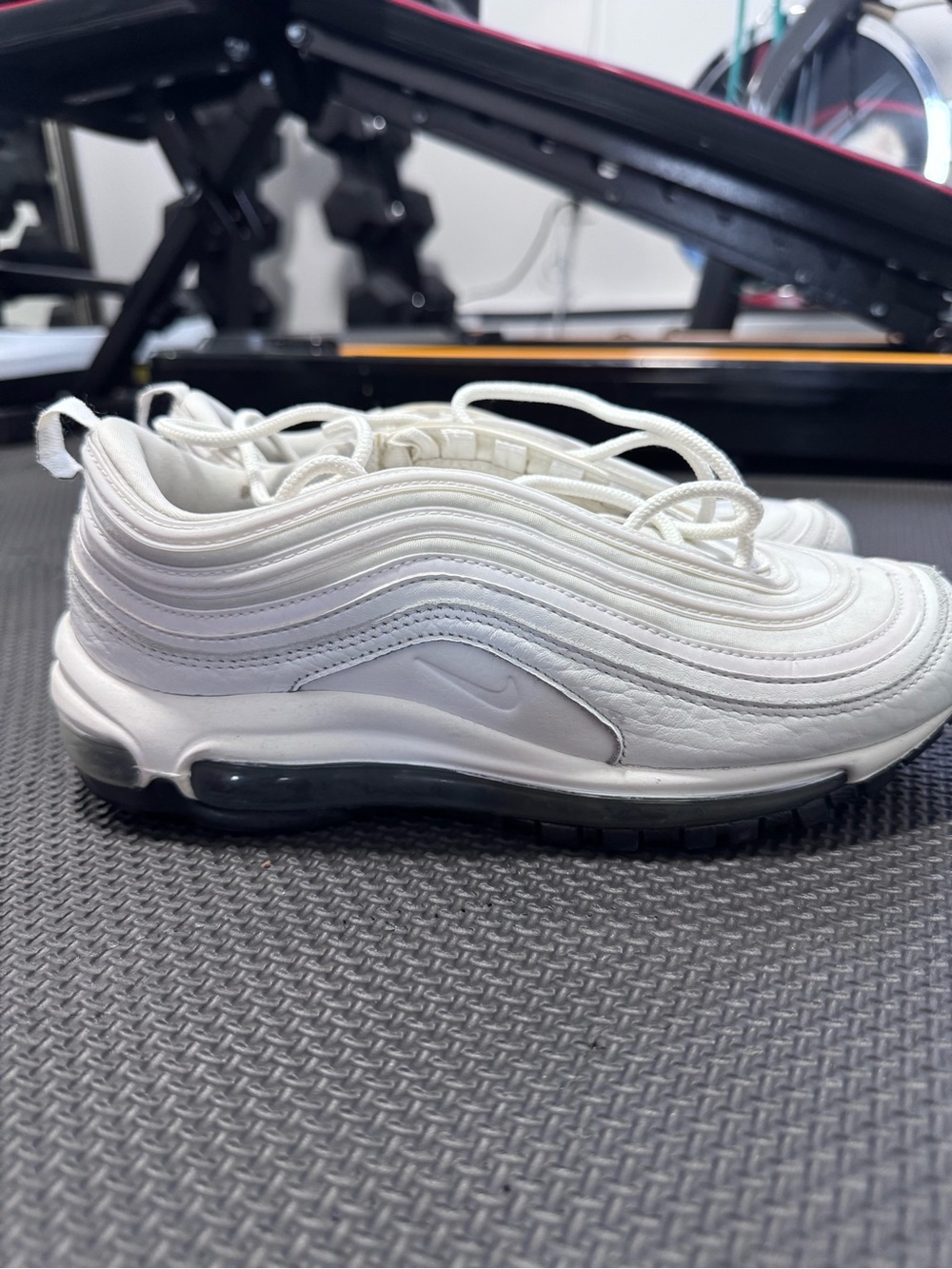 Nike Air Max 97 Leather White Size 8.5 – AQ8760-100